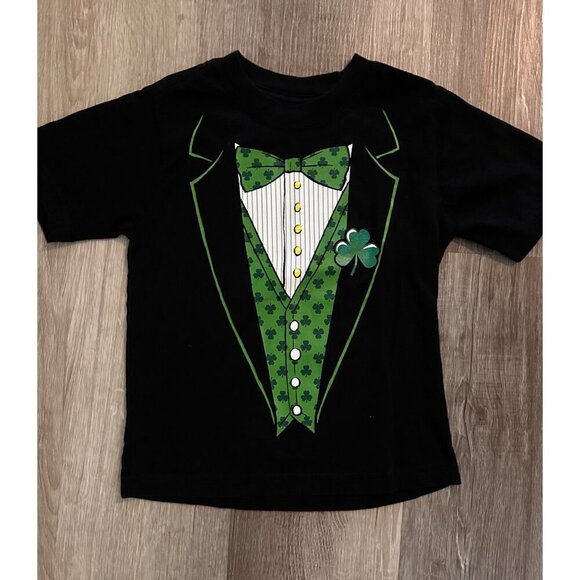 St patricks day tuxedo tshirt youth size xs (4/5) - Picture 1 of 2